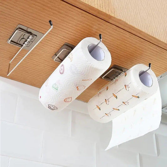 Hanging Toilet Paper Holder Roll Paper Holder Bathroom Towel/Storage Rack