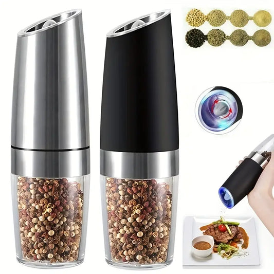 Electric Salt And Pepper Grinders Stainless Steel