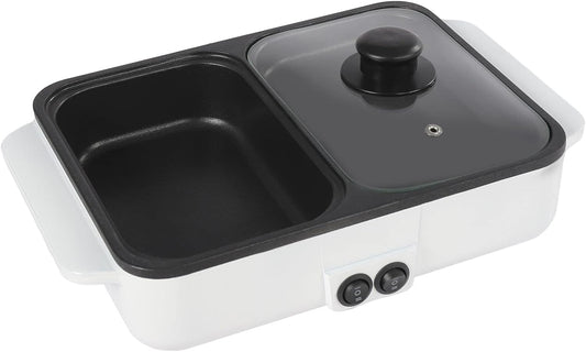 2 in 1 Hot Pot with Grill, Electric Hot Pot and Frying Pan