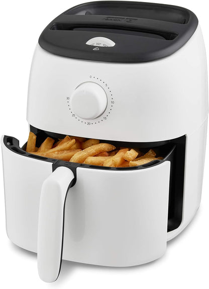 Electric Air Fryer + Oven Cooker with Temperature Control, Non-stick (1000W, 2.6Qt)