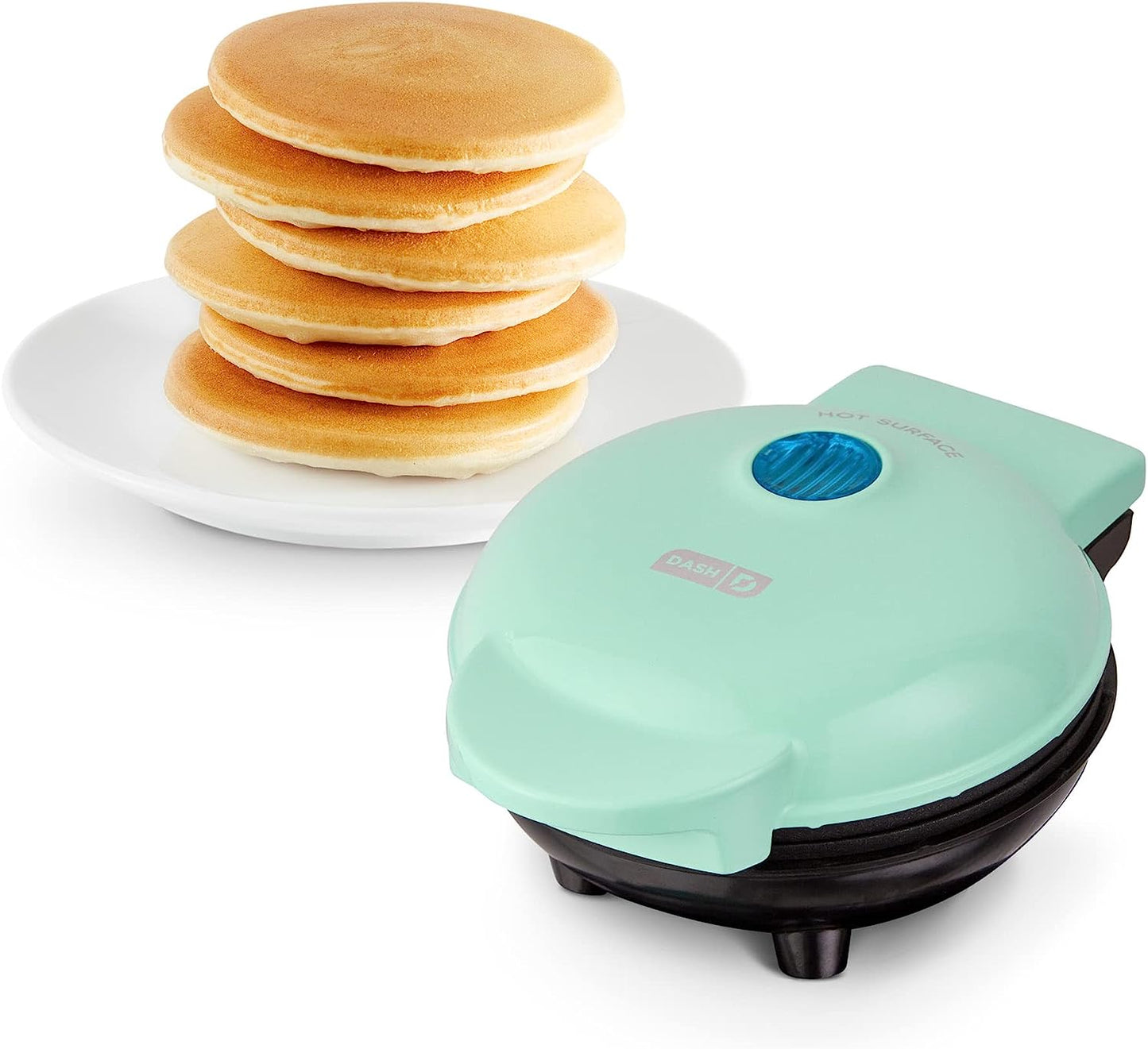 Mini Maker Electric Round Griddle for Individual Pancakes, Cookies, Eggs